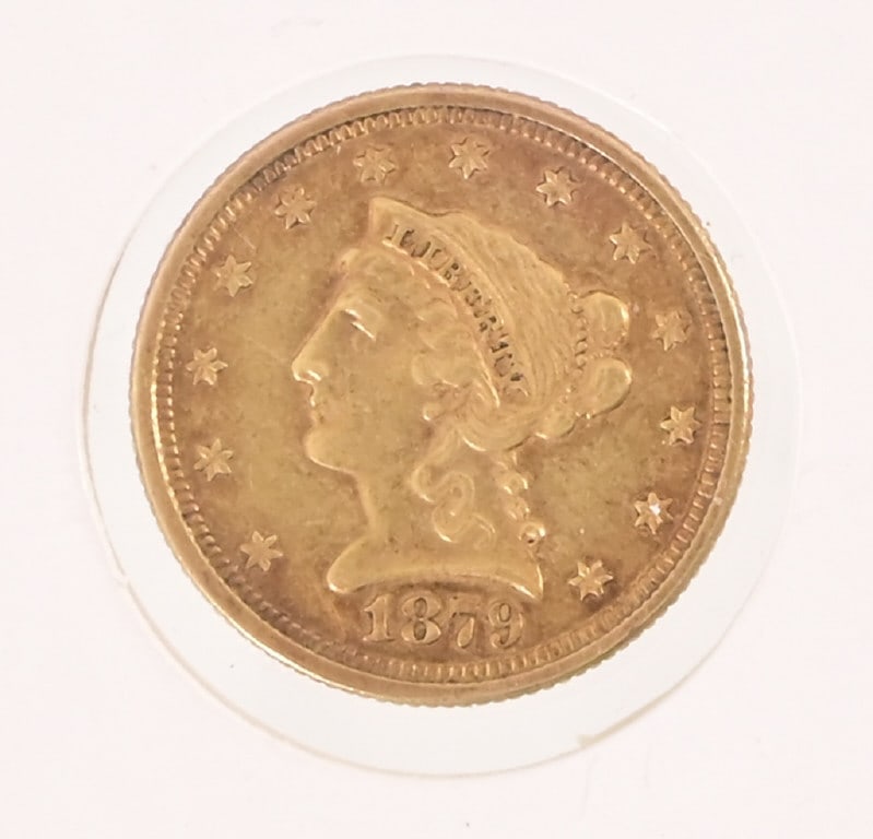 1879 Liberty Head $2.5 Gold Coin (1 of 2)