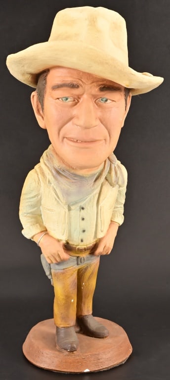 John Wayne Chalkware Statue (1 of 8)