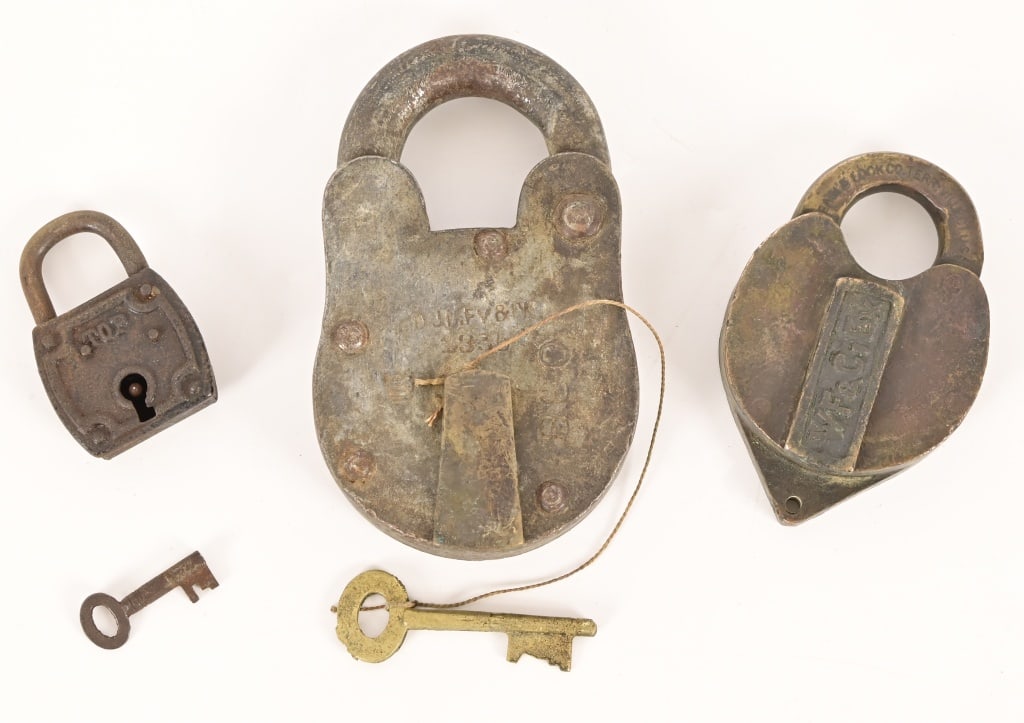 (3) Wells Fargo & Other Padlocks: (3) Wells Fargo & Other Padlocks