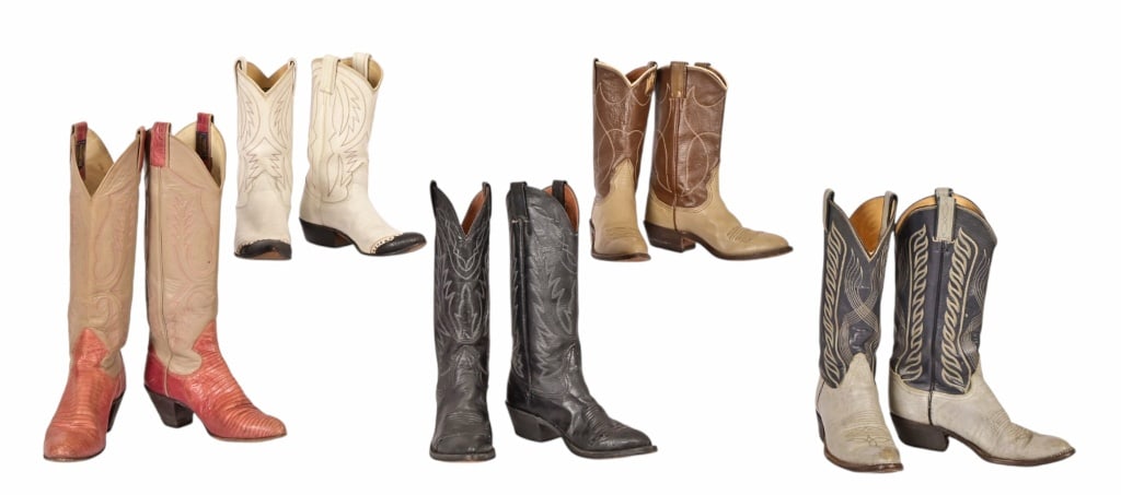 5 Pair Vintage Cowboy Boots (1 of 15)
