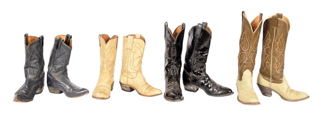 4 Pair Vintage Cowboy Boots (1 of 12)