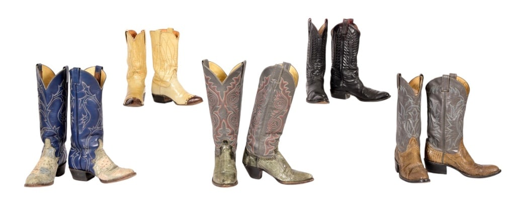 5 Pair Vintage Western Boots (1 of 14)