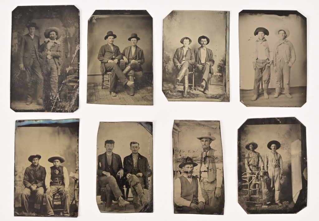 (8) Tintypes of Young Cowboys (1 of 10)