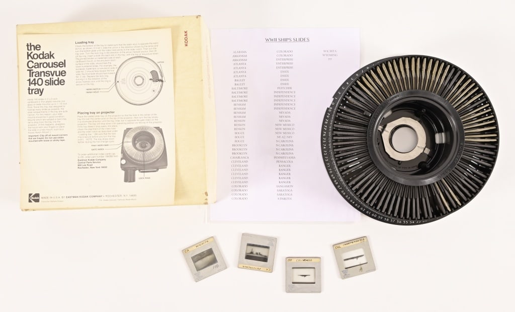 Large Collection of WWII Warship Glass Slides (1 of 2)