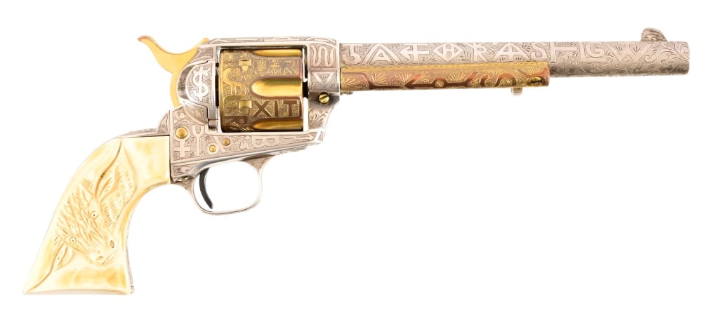 Cole Agee Cattlebrand Engraved Colt SAA Revolver (1 of 20)