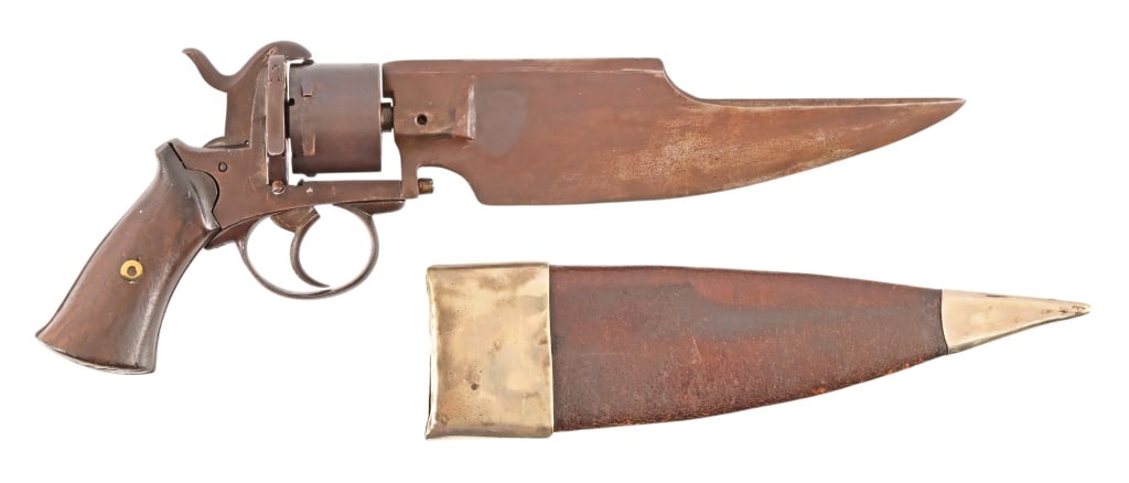 DuMonthier Pinfire Knife Pistol Revolver (1 of 20)