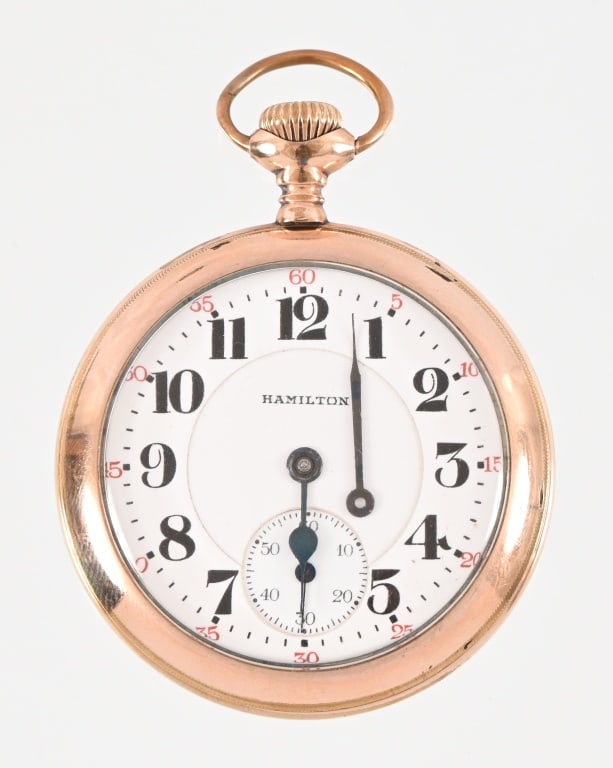 Hamilton Gold-Filled Pocket Watch (1 of 10)