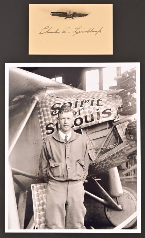 Charles Lindbergh Photo & Original Autograph (1 of 8)