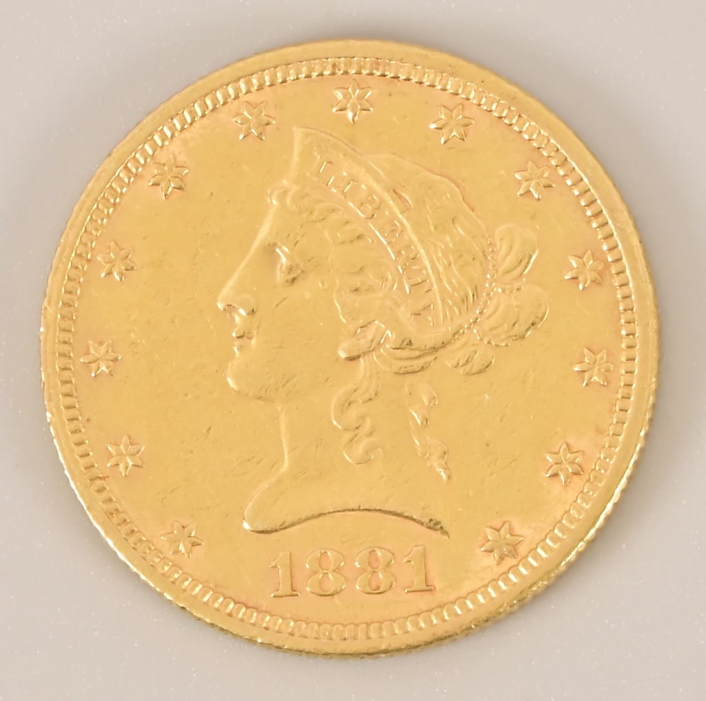 1891 Liberty Head $10 Gold Coin (1 of 2)