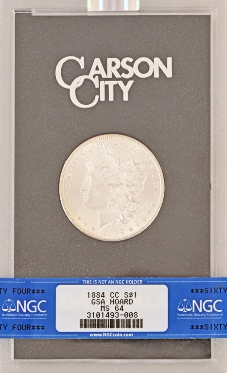 1884 Carson City Morgan Silver Dollar MS 64 (1 of 4)