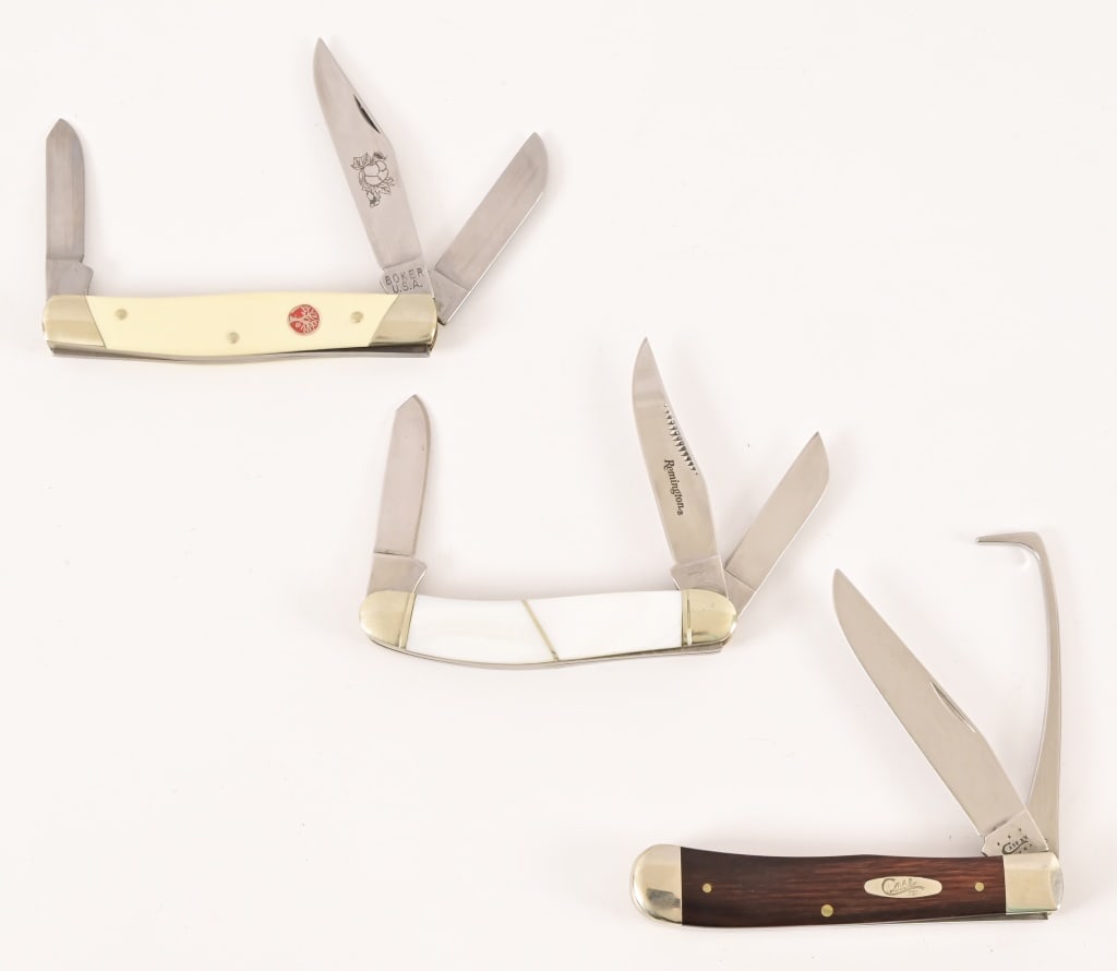 Collection of (3) NOS Pocket Knives (1 of 10)