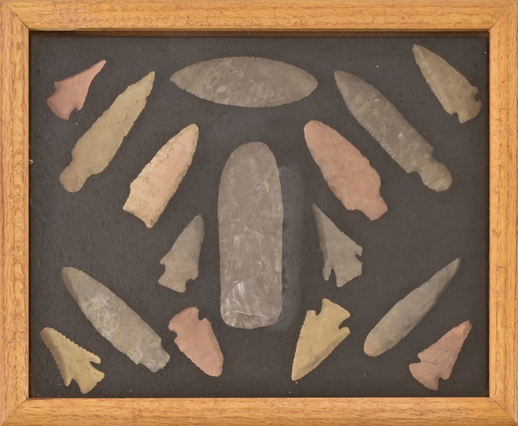 Collection Native American Indian Chert Artifacts (1 of 6)