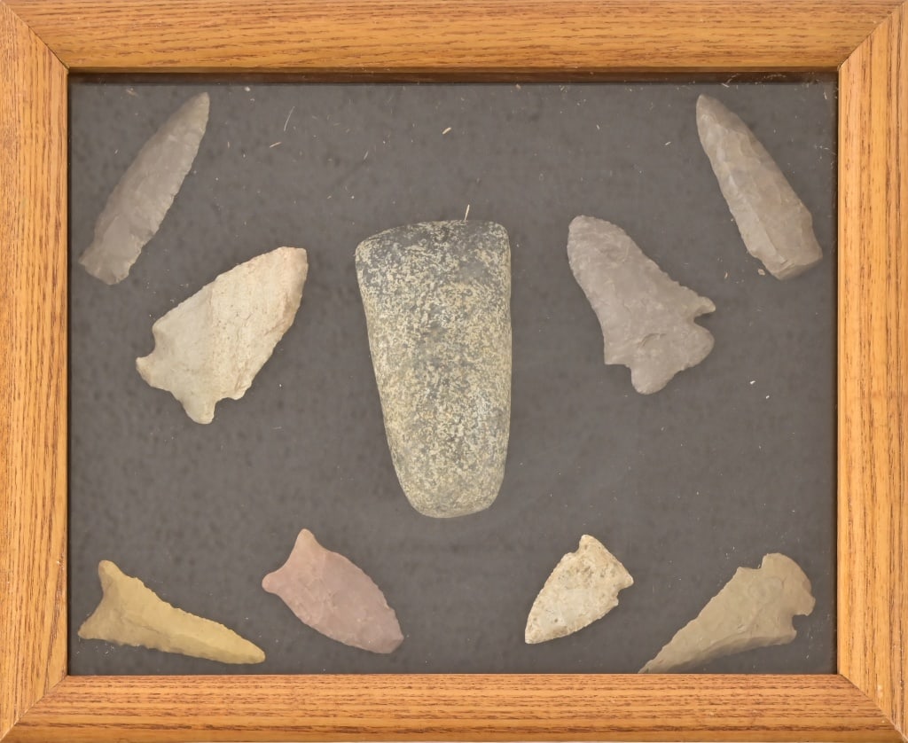 Collection Native American Indian Chert Artifacts (1 of 6)