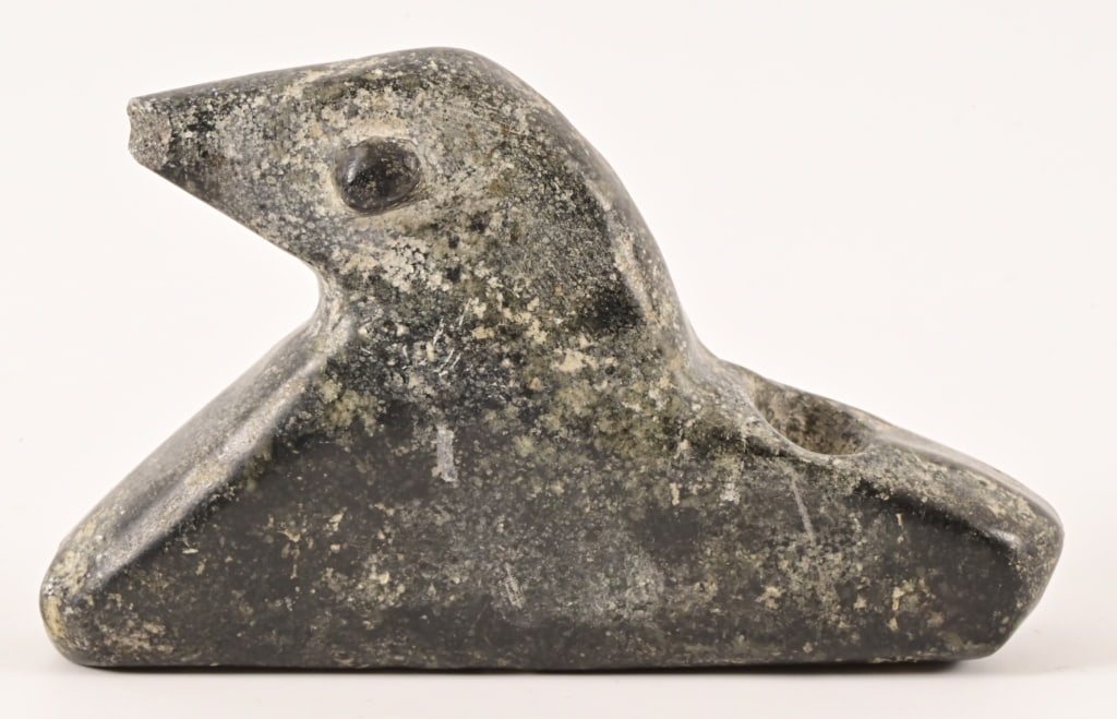 Rare Native American Indian Catlinite Bird Pipe (1 of 7)