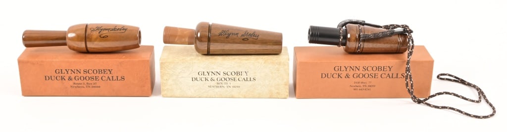 (3) Glynn Scobey NOS Duck & Goose Calls (1 of 5)