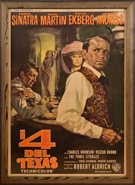 4 Del Texas Frank Sinatra Dean Martin Movie Poster (1 of 14)