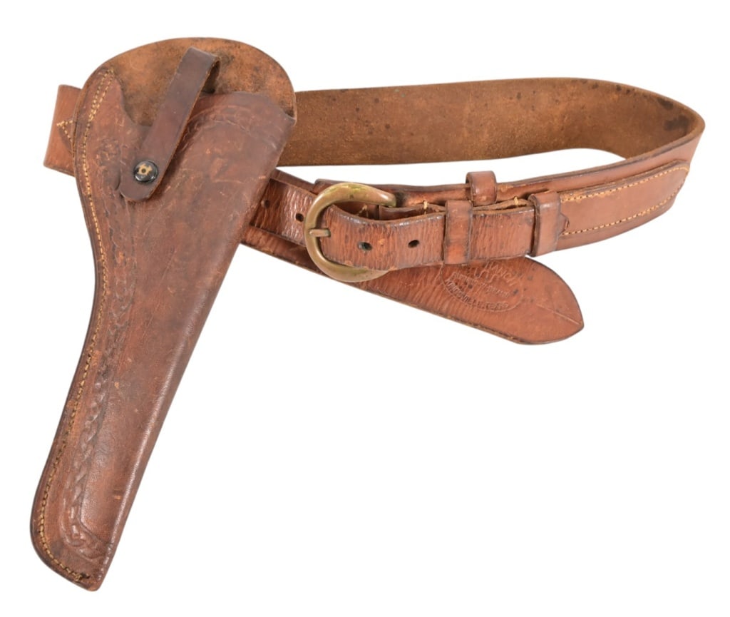 King Ranch Saddle Shop Marked Colt SAA Holster Rig (1 of 9)