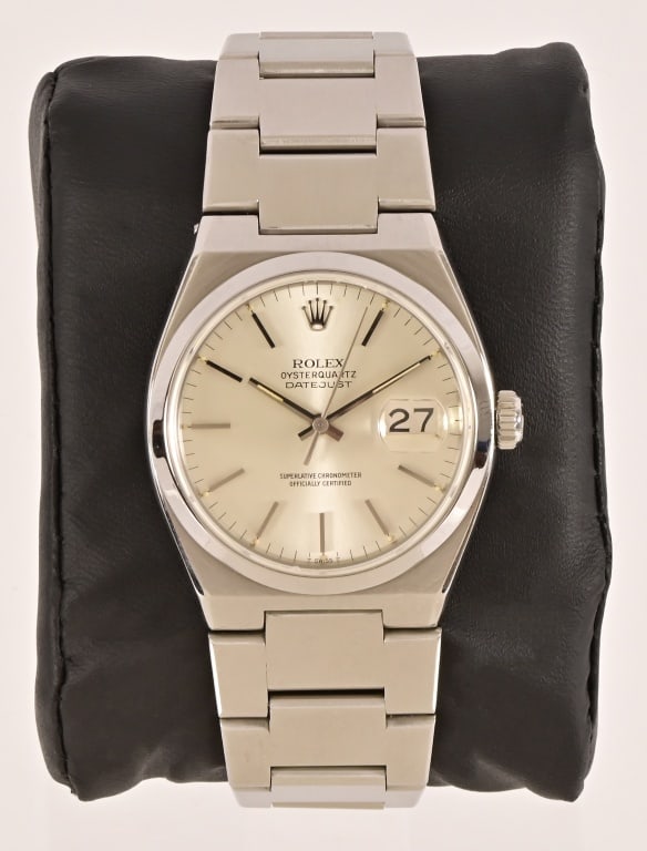 Rolex Oyster Quartz Date Just S/S Men's Watch (1 of 10)