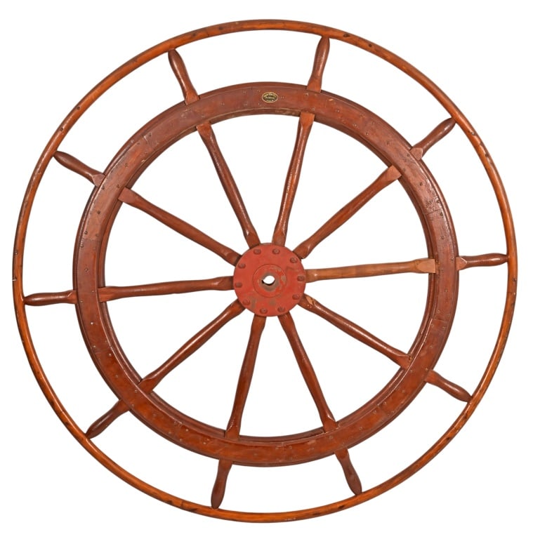 Republic Of Texas Navy Flagship Austin Ship Wheel (1 of 20)