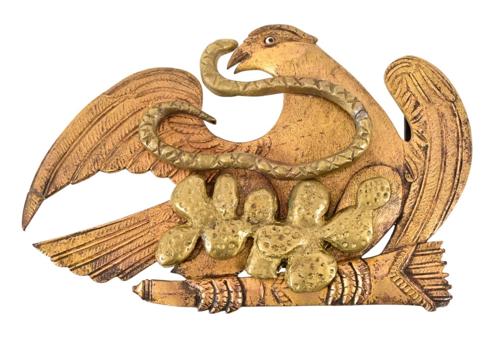 General Santa Anna's Mexican Eagle Belt Buckle (1 of 9)