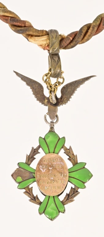 Mexican General Santa Anna's Military Medal: From the Applewhite-Clark General Antonio López de Santa Anna Collection.