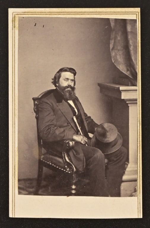 Texas CSA Senator Louis Wigfall Brady Cabinet Card (1 of 6)