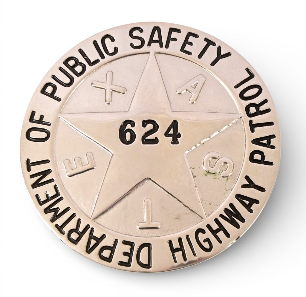 Texas DPS Highway Patrol Badge (1 of 3)
