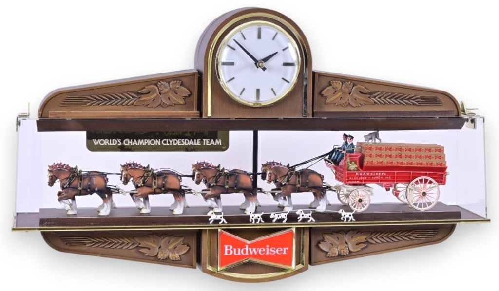 Budweiser Clydesdale Hanging Spectacular Sign NOS (1 of 20)