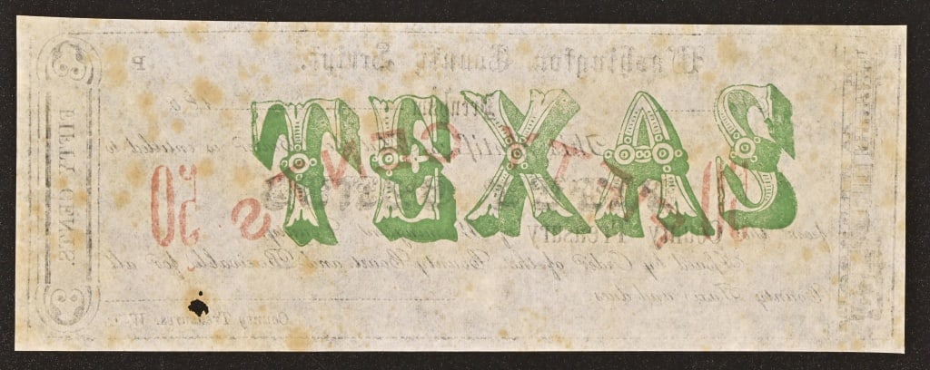 (3) 1860's Washington County Texas Scripts - 7