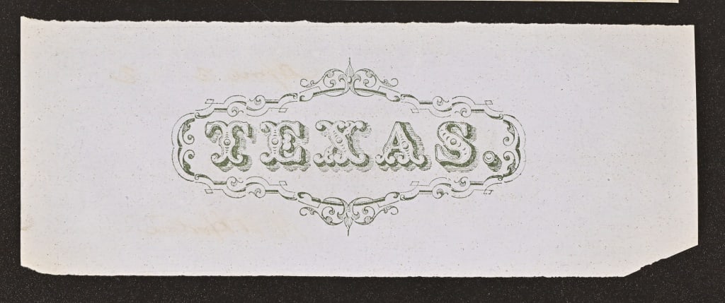 (3) 1860's Washington County Texas Scripts - 8