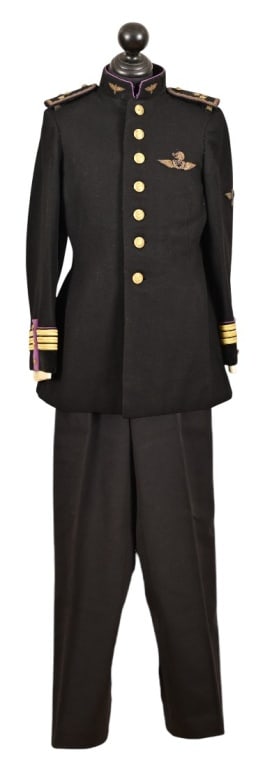 Rare WWII Mexican Army Aviation Officer's Uniform: From the Applewhite-Clark Collection.