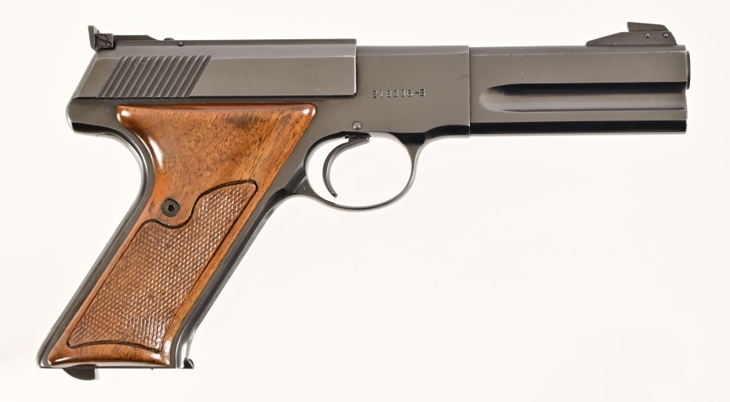 Colt Woodsman Match Target Semi-Auto .22LR: S/N 218336-S. Very good condition.4.5" barrel, good bore. Modern