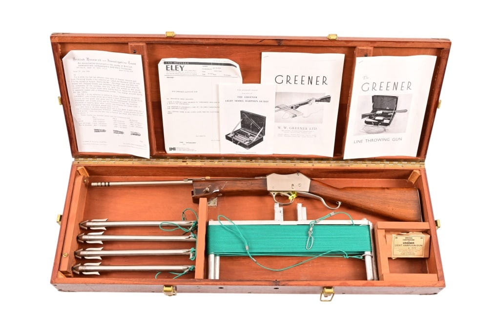 Cased Greener Martini Action Light Harpoon Gun (1 of 20)