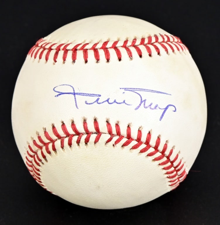 Willie Mays Signed Baseball: Includes COA holographic sticker
