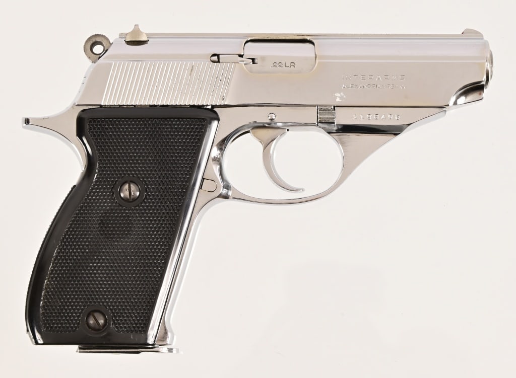 Astra Constable Model Semi-Auto .22LR: S/N 1198408. 3.25" barrel, good bore. Nickel plated. Modern.