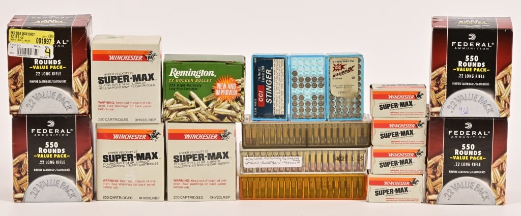 (3500+ Rounds) Factory .22 Long Rifle Ammo (1 of 1)