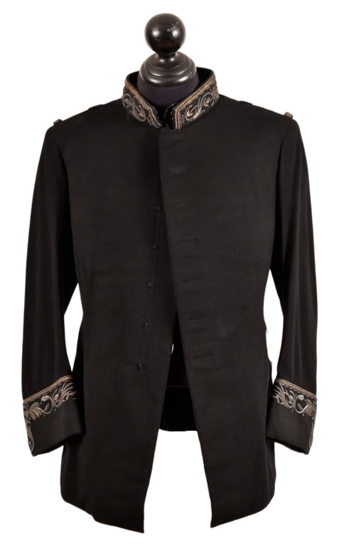 Mexican Officer's Coat: From the Applewhite-Clark Collection. "Rafael Aguirre" very nicely embroidered inside