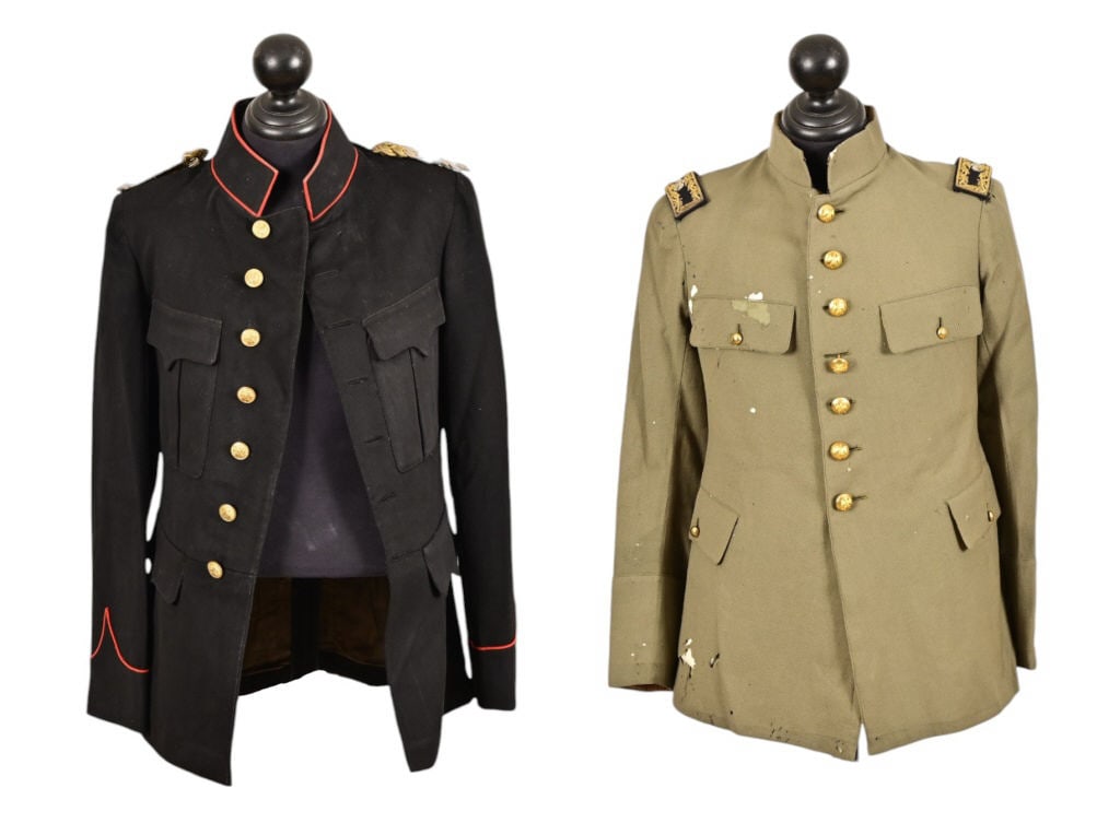 Lot of (2) Mexican Officer's Coats: From the Applewhite-Clark Collection.