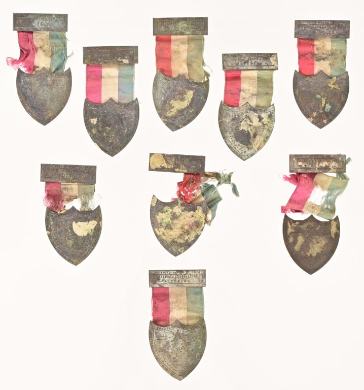 (8) Mexico National Association of Veterans Medals: From the Applewhite-Clark Collection.
