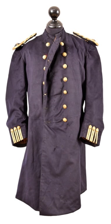 U.S. Officer Blue Split Tail Coat w/ Epaulettes (1 of 9)