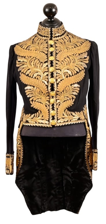 British Heavy Gilt Embroidered Diplomatic Coat: Heavily embroidered. From the Applewhite-Clark Collection.