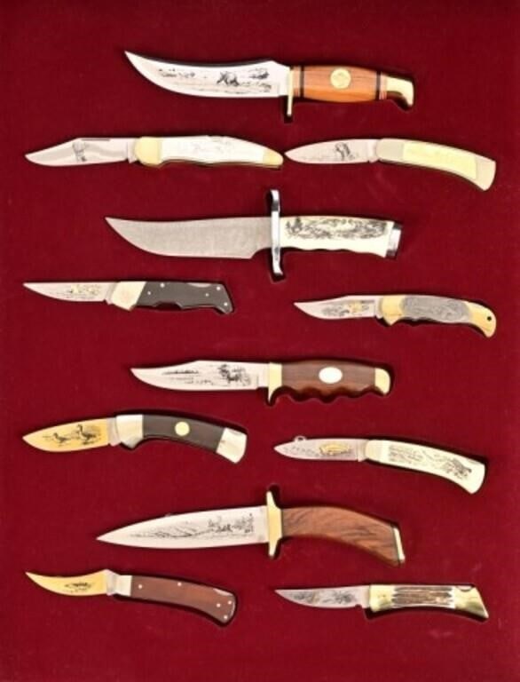 Excellent Solingen German Framed Knife Set (1 of 5)