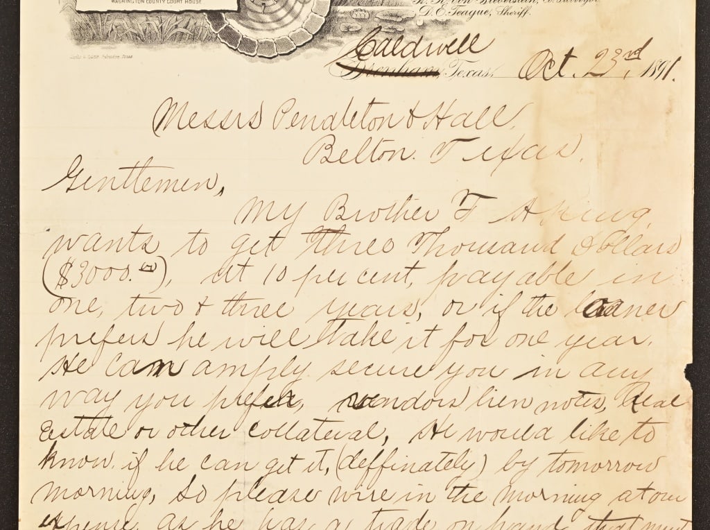 1891 Washington County Loan Request Document - 3