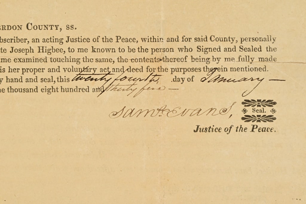 1835 Indenture Document - 19