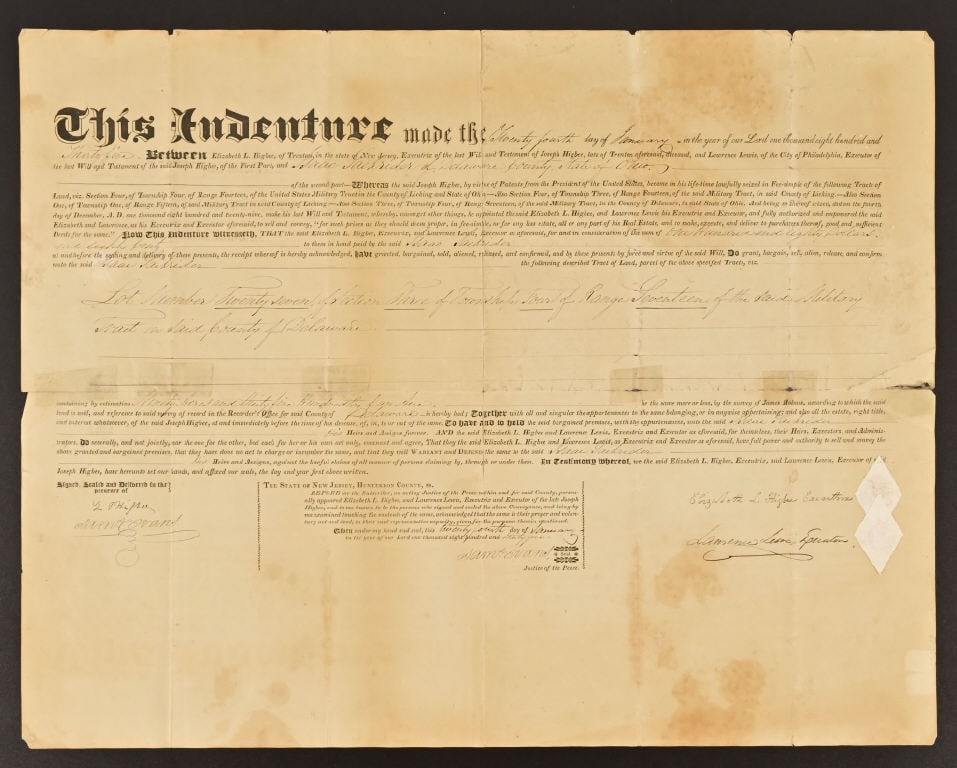 1835 Indenture Document (1 of 19)