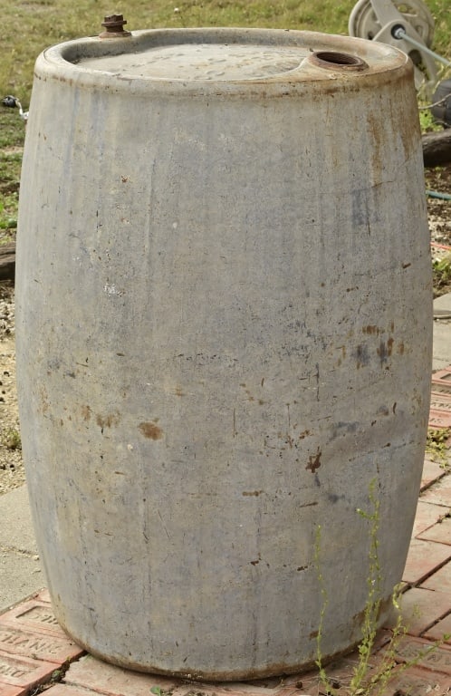 Magnolia Petroleum 50 Gallon Barrel: No. 55786 on top lid. Sold as is where is. Must be picked up at location. Site is within 5 miles of auction house.