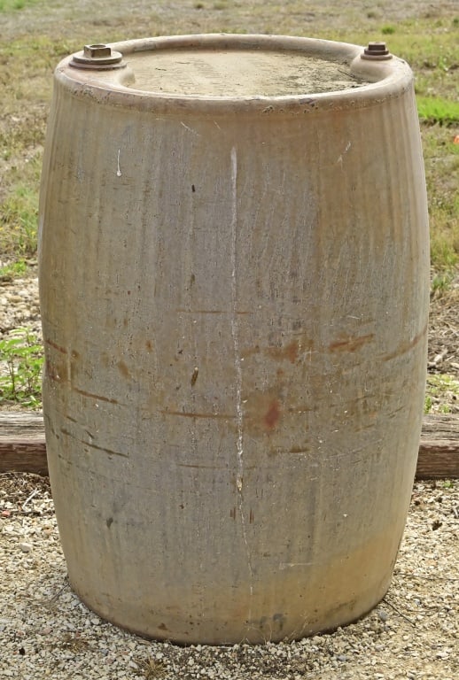 Magnolia Petroleum 50 Gallon Barrel: No. 53090 on top lid. Sold as is where is. Must be picked up at location. Site is within 5 miles of auction house.
