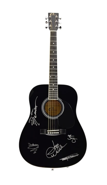The Eagles Autographed Acoustic Guitar (1 of 13)