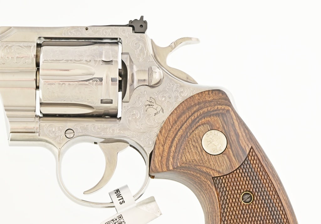 Engraved Colt Python .357 Magnum Revolver - 11