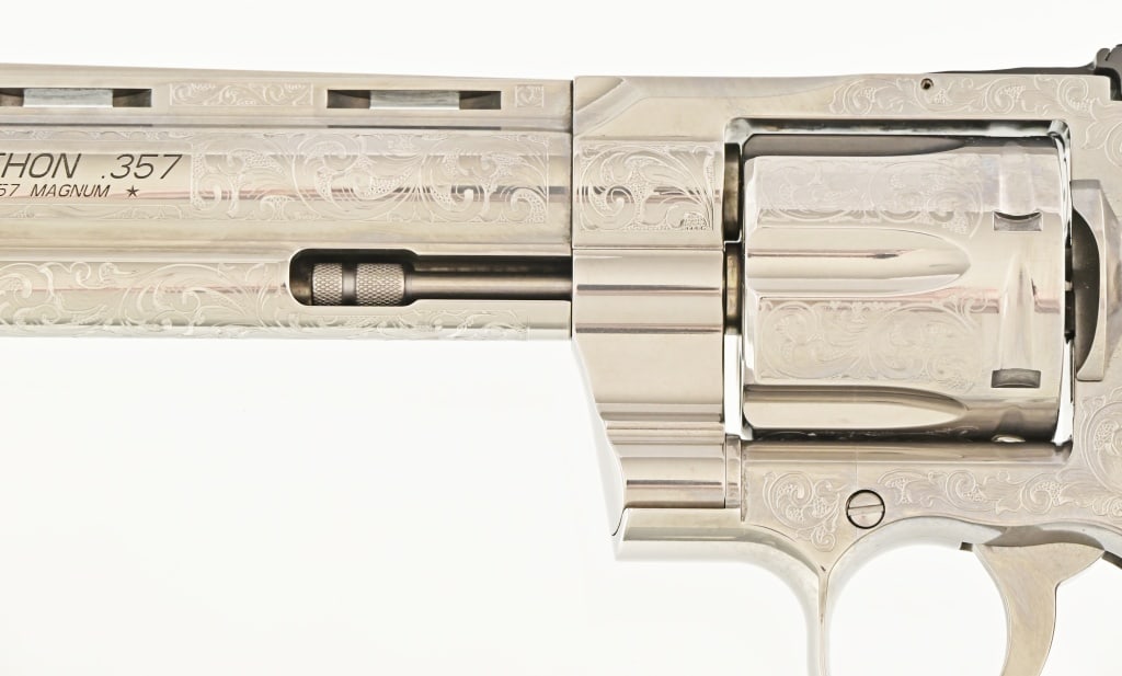 Engraved Colt Python .357 Magnum Revolver - 12
